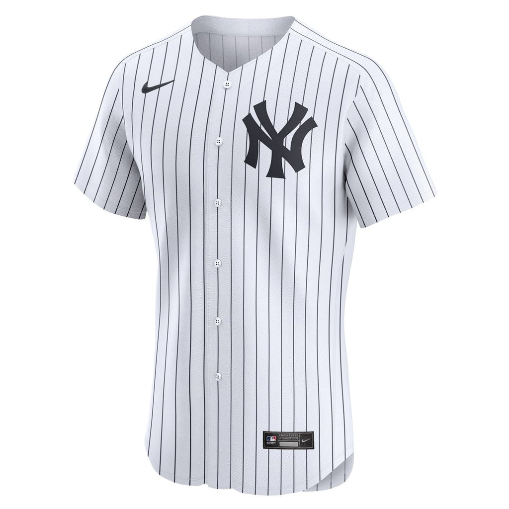 New York Yankees Carlos Rodon Nike White Home Elite Player Jersey product image 2, provided for visual reference and product