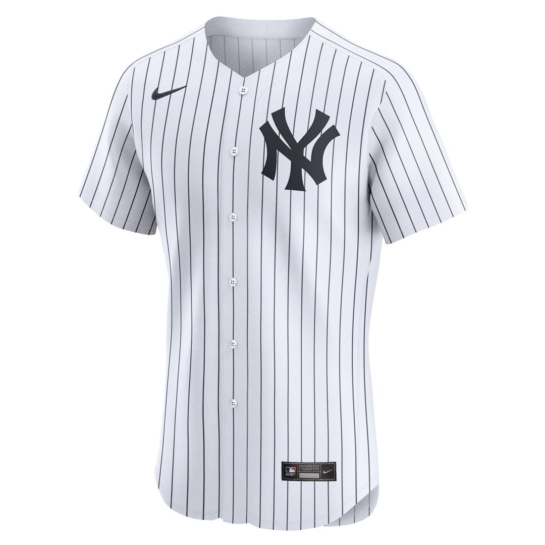 New York Yankees Carlos Rodon Nike White Home Elite Player Jersey product image 2, provided for visual reference and product
