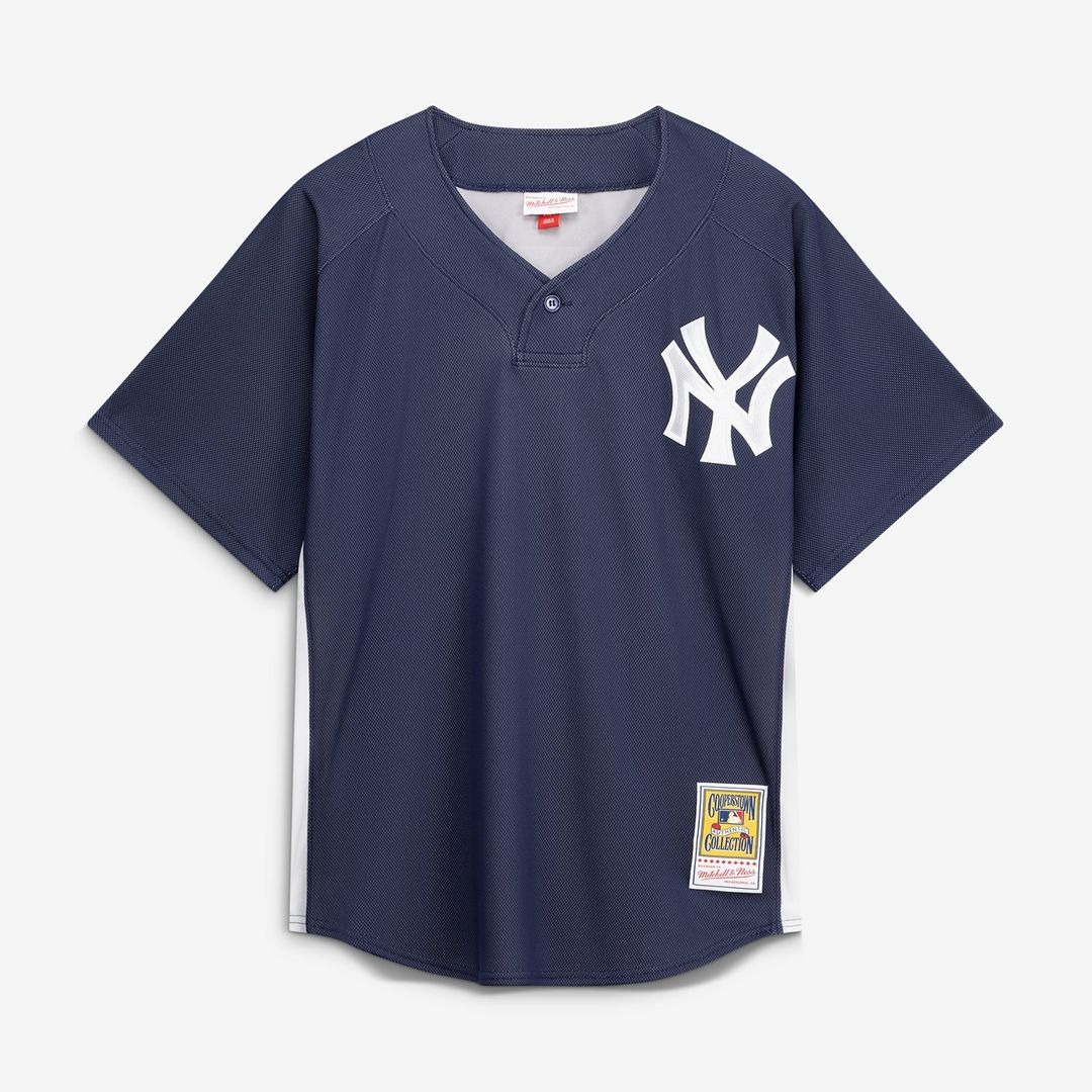 New York Yankees Derek Jeter Mitchell & Ness Navy Authentic Batting Practice Jersey product image 2, provided for visual