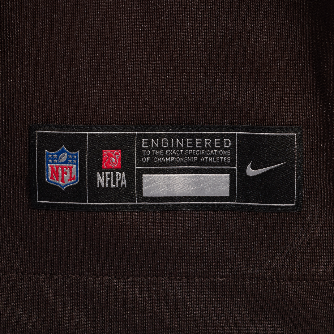 Cleveland Browns Taylen Green Nike Brown Game Jersey product image 8, provided for visual reference and product detail review