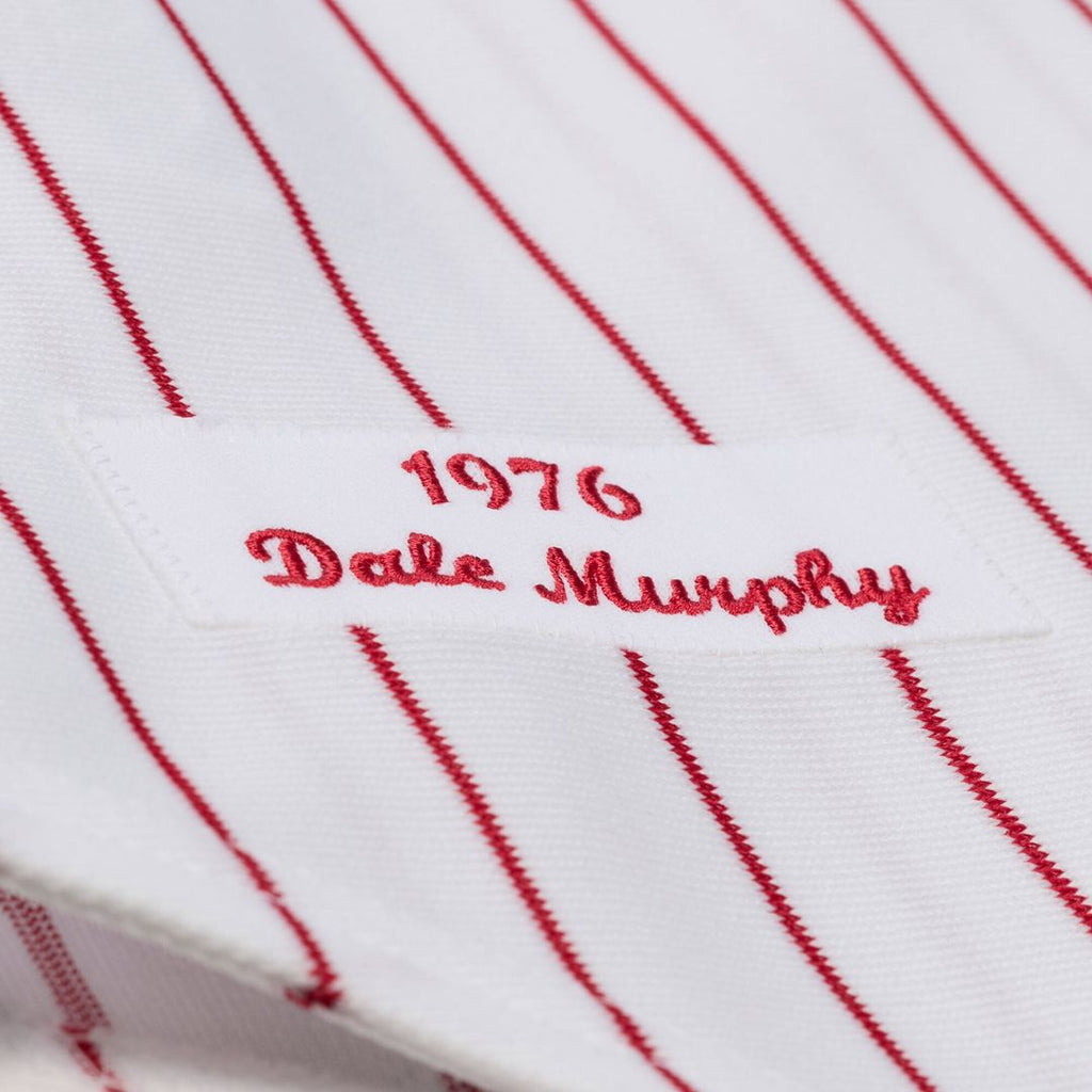 Atlanta Braves Dale Murphy Mitchell & Ness White 1976 Authentic Jersey product image 4, provided for visual reference and