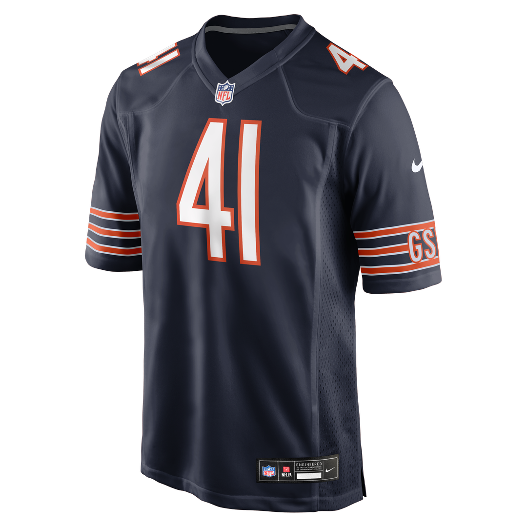 Chicago Bears Brian Piccolo Nike Navy Game Retired Player Jersey product image 2, provided for visual reference and product