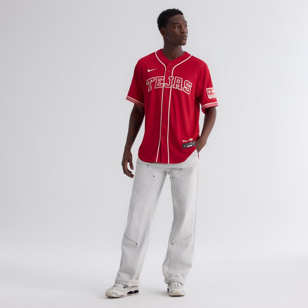 Texas Rangers Nike Red 2026 City Connect Stadium Jersey product image 6, provided for visual reference and product detail