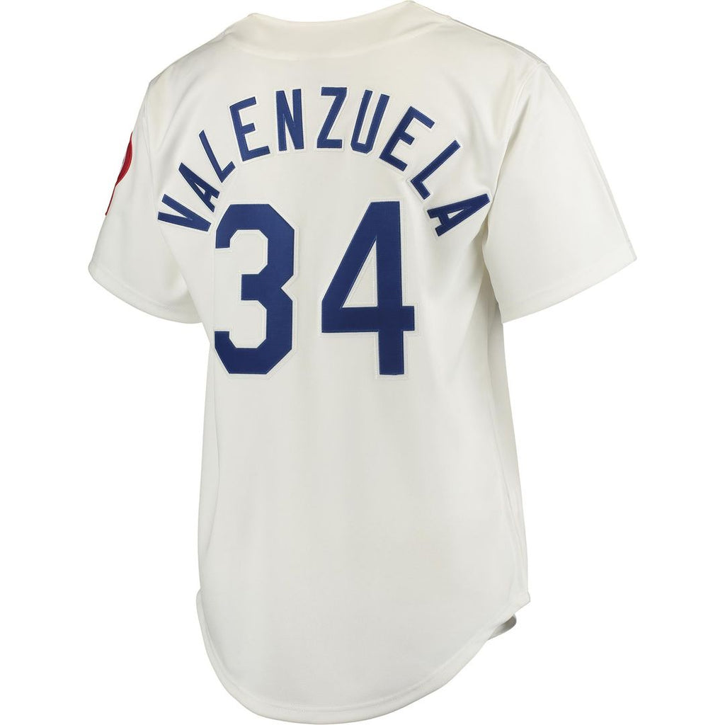 Los Angeles Dodgers Fernando Valenzuela Mitchell & Ness Gray Authentic Jersey product image 6, provided for visual reference