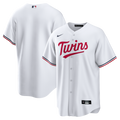 Minnesota Twins Nike White Home Big & Tall Replica Jersey product image 1, provided for visual reference and product detail