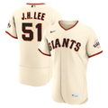 San Francisco Giants Jung Hoo Lee Nike Cream Home Authentic Jersey product image 1, provided for visual reference and