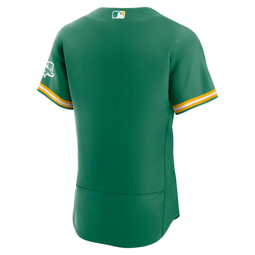 Athletics Nike Green Alternate Sponsor Patch Authentic Jersey product image 3, provided for visual reference and product