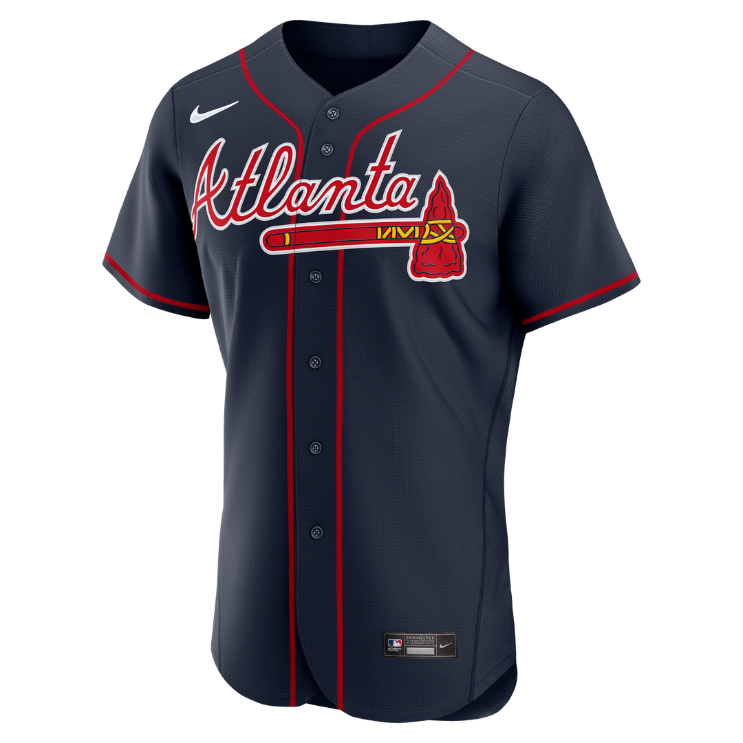 Atlanta Braves Drake Baldwin Nike Navy Alternate MLB Awards Authentic Jersey product image 2, provided for visual reference