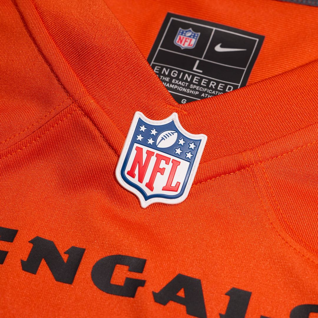 Cincinnati Bengals Boomer Esiason Nike Orange Retired Player Alternate Game Jersey product image 4, provided for visual
