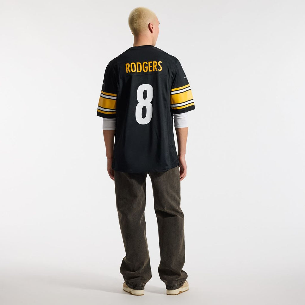 Pittsburgh Steelers Aaron Rodgers Nike White Game Jersey product image 11, provided for visual reference and product detail