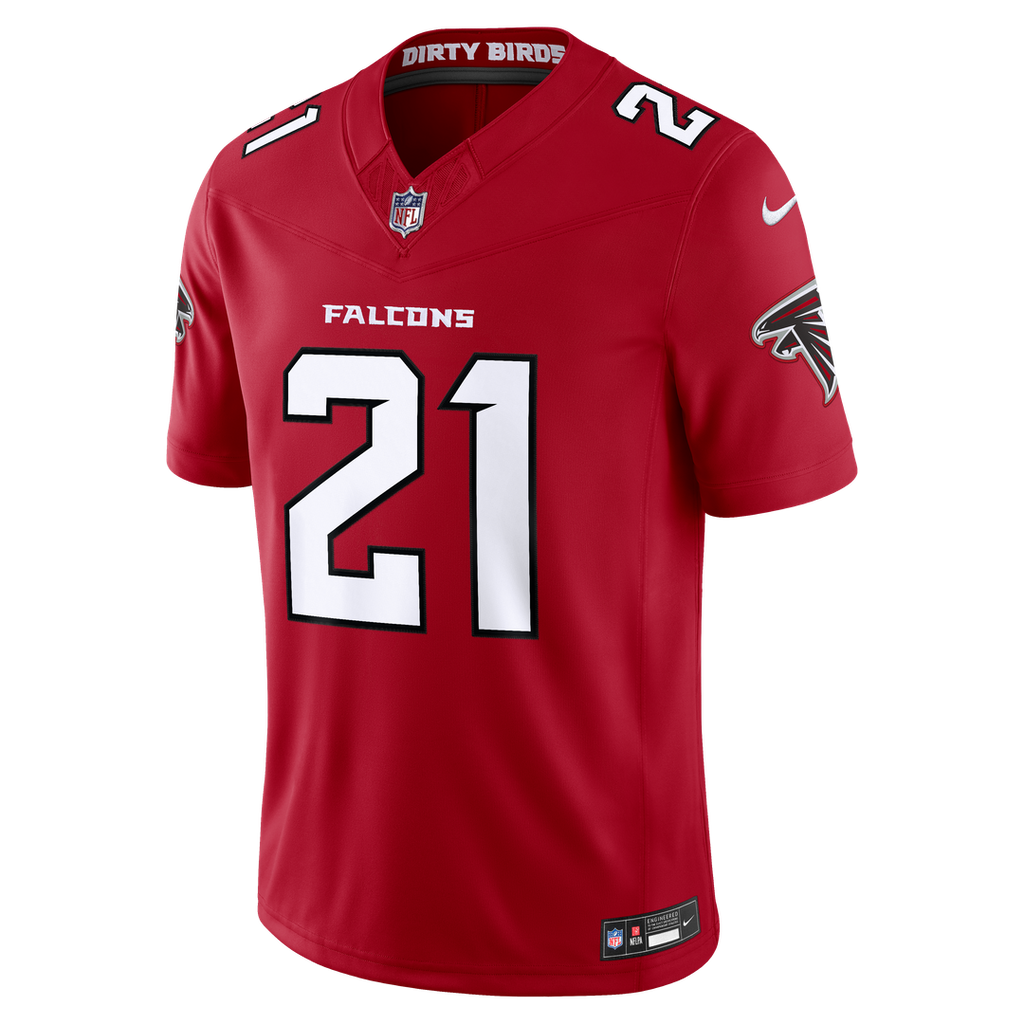 Atlanta Falcons Deion Sanders Nike Red Team Vapor F.U.S.E. Stitched Retired Limited Jersey product image 5, provided for