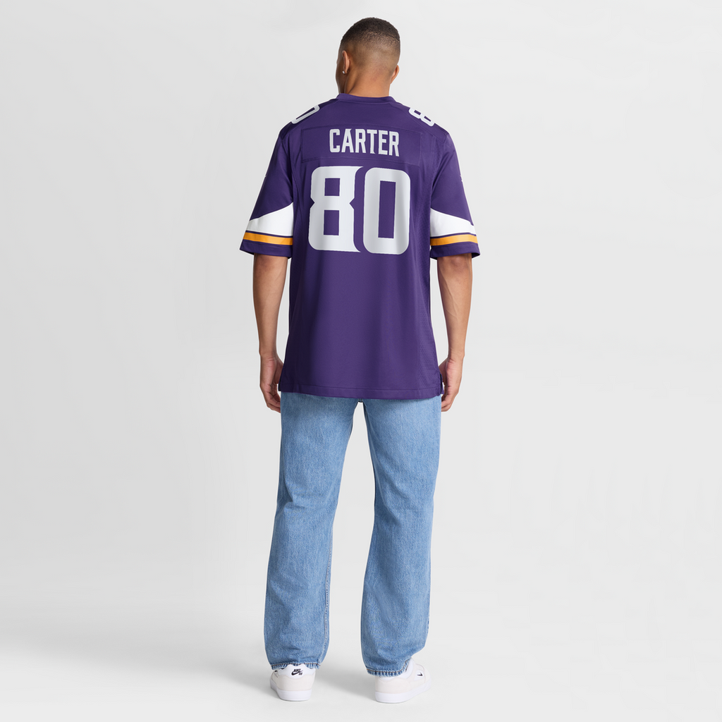 Minnesota Vikings Cris Carter Nike Purple Game Retired Player Jersey product image 8, provided for visual reference and
