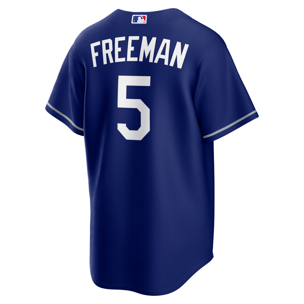 Los Angeles Dodgers Freddie Freeman Nike Royal Alternate Replica Jersey product image 3, provided for visual reference and