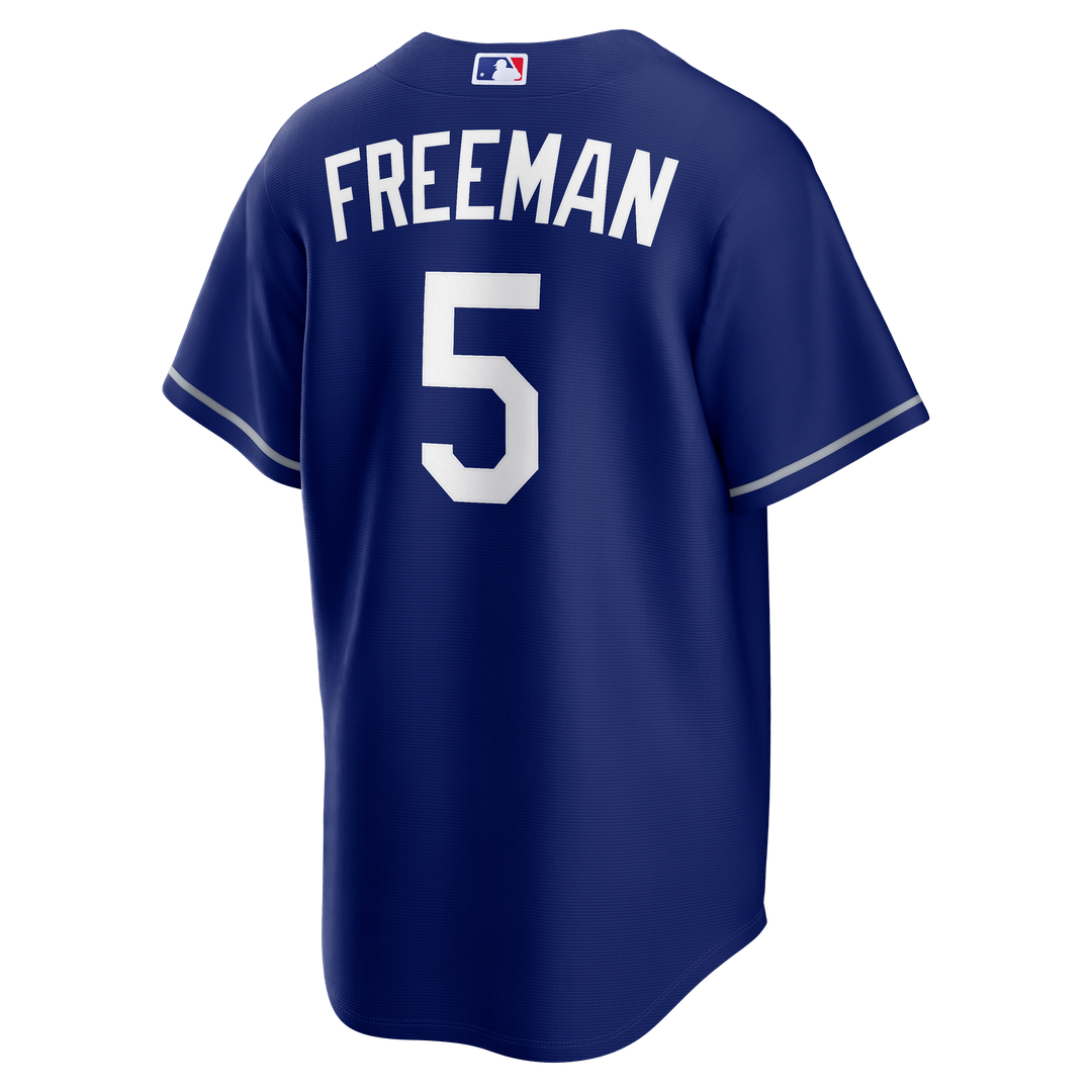 Los Angeles Dodgers Freddie Freeman Nike Royal Alternate Replica Jersey product image 3, provided for visual reference and