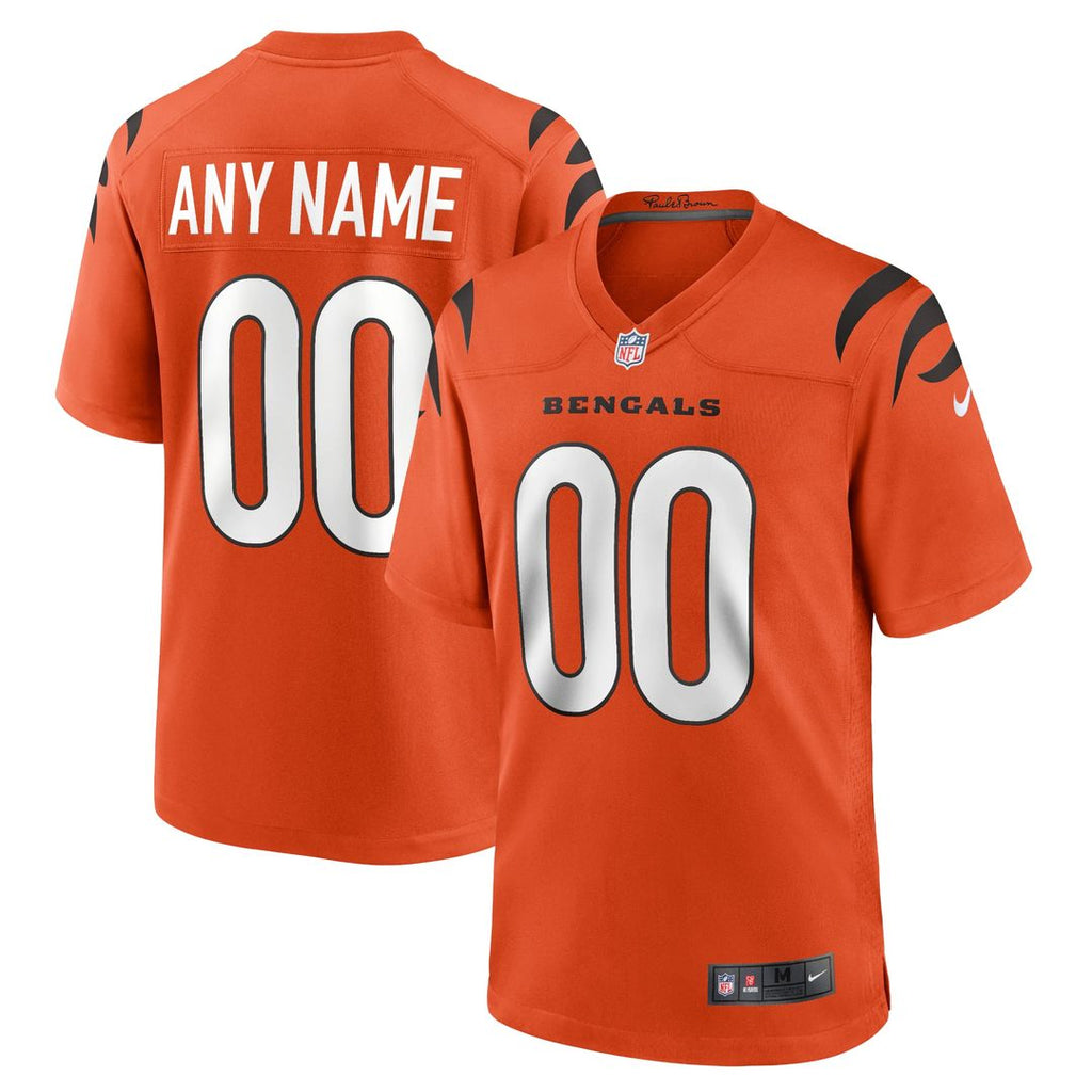 Cincinnati Bengals Nike Black Game Custom Jersey product image 17, provided for visual reference and product detail review