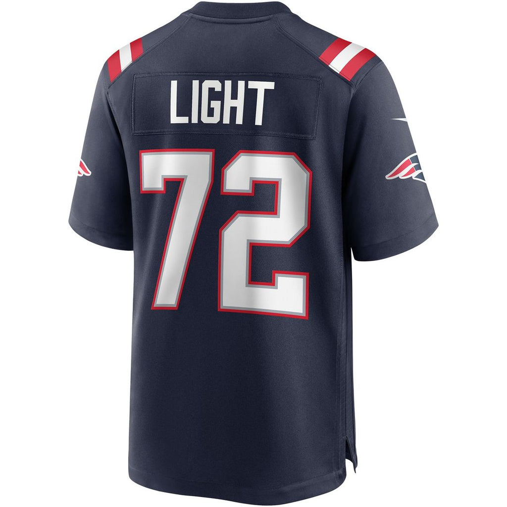 New England Patriots Matt Light Nike Navy Game Retired Player Jersey product image 3, provided for visual reference and