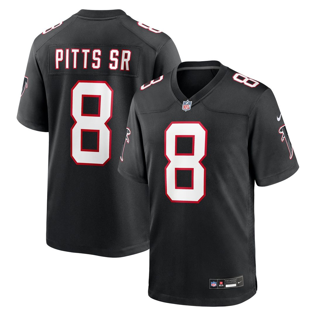 Atlanta Falcons Kyle Pitts Sr. Nike Red Game Jersey product image 15, provided for visual reference and product detail review