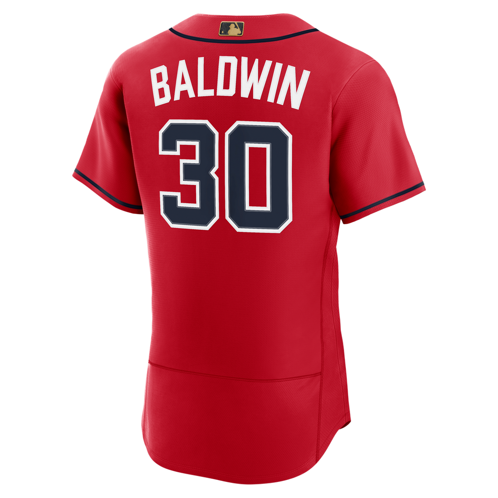Atlanta Braves Drake Baldwin Nike Red MLB Awards Authentic Jersey product image 6, provided for visual reference and product
