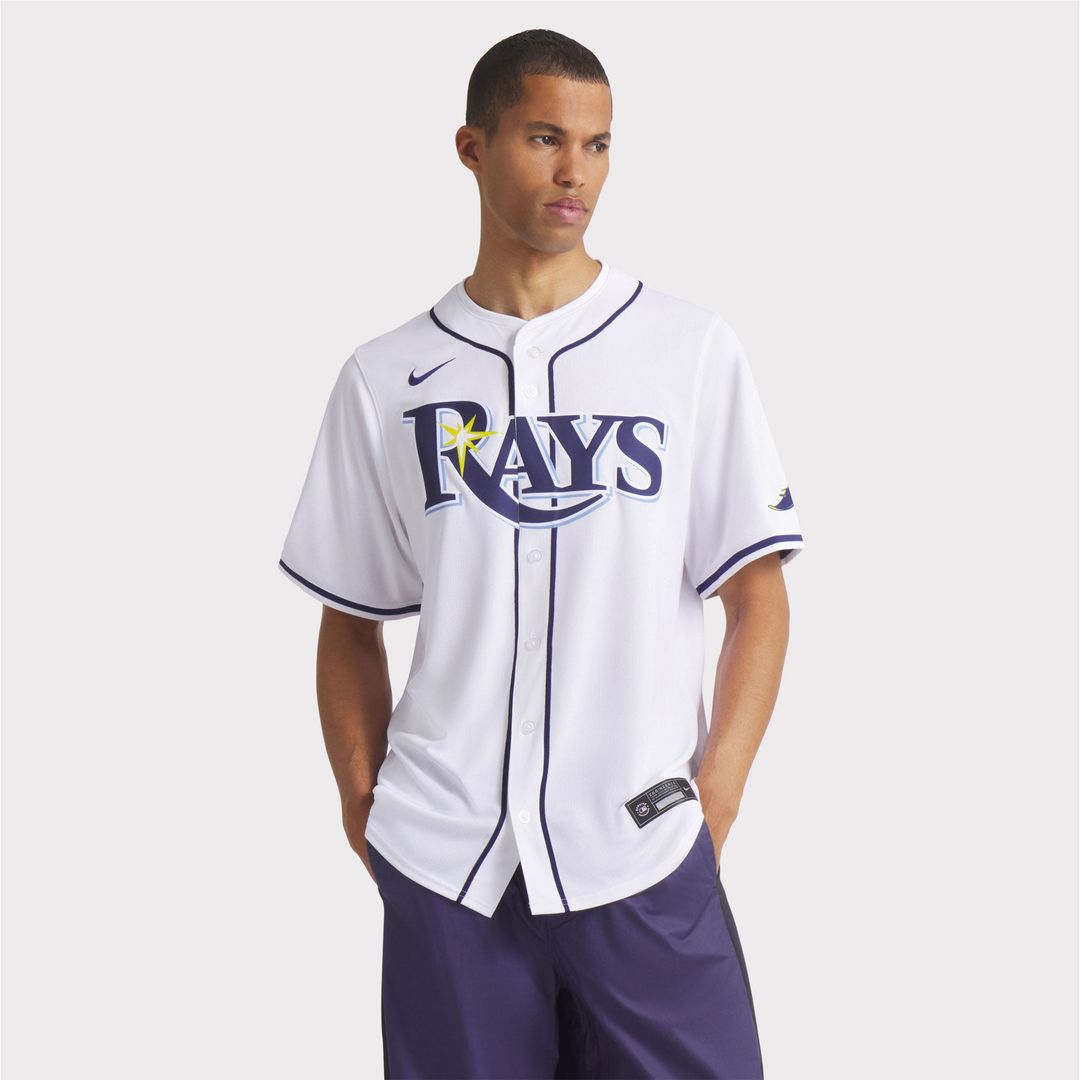 Tampa Bay Rays Nike White Home Limited Jersey product image 4, provided for visual reference and product detail review
