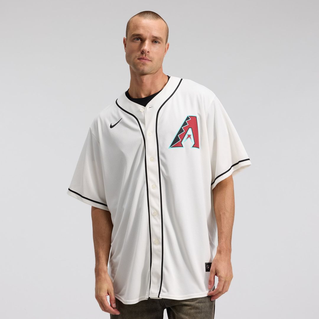 Arizona Diamondbacks Corbin Carroll Nike Cream Home Replica Jersey product image 2, provided for visual reference and