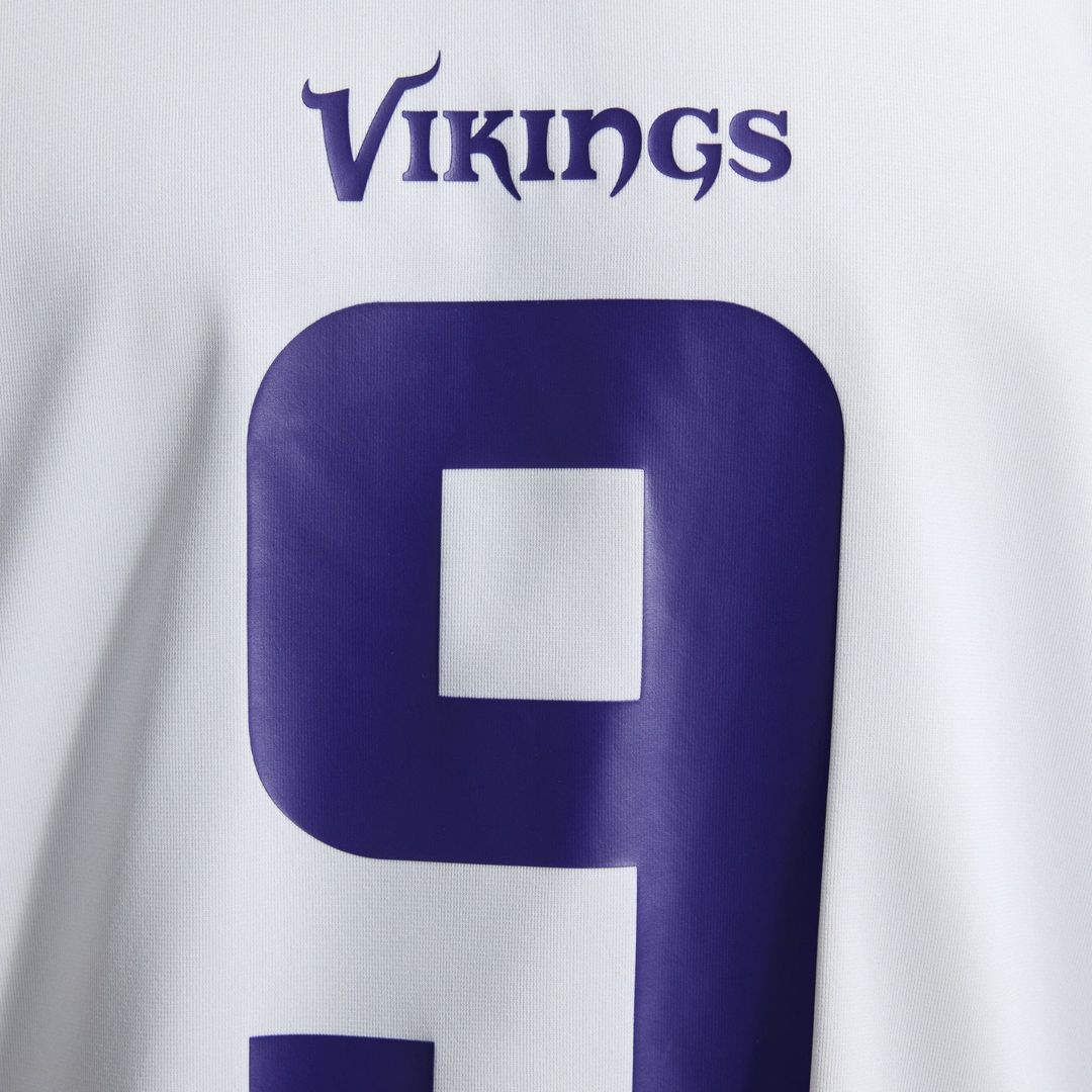 Minnesota Vikings J.J. McCarthy Nike Purple 2nd Alternate Player Game Jersey product image 23, provided for visual reference