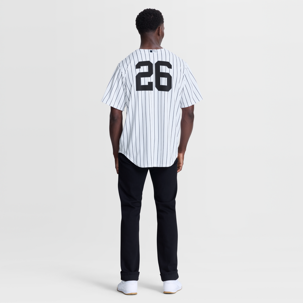 New York Yankees Luis García Jr. Nike White Home Replica Jersey product image 3, provided for visual reference and product