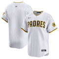 San Diego Padres Nike White Home Limited Jersey product image 1, provided for visual reference and product detail review