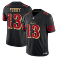 San Francisco 49ers Brock Purdy Nike Black Rivalries Collection Stitched Limited Jersey product image 1, provided for visual