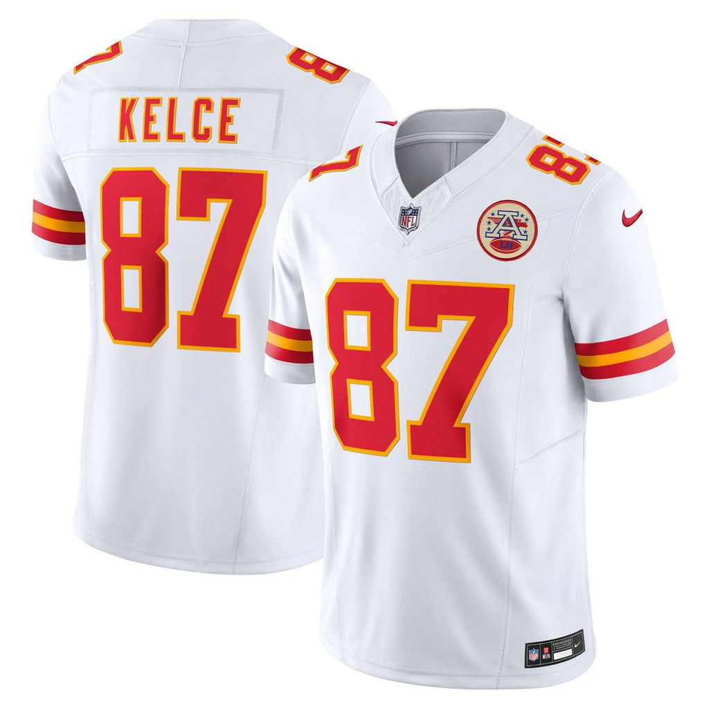 Kansas City Chiefs Travis Kelce Nike Red Vapor F.U.S.E. Limited Jersey product image 7, provided for visual reference and