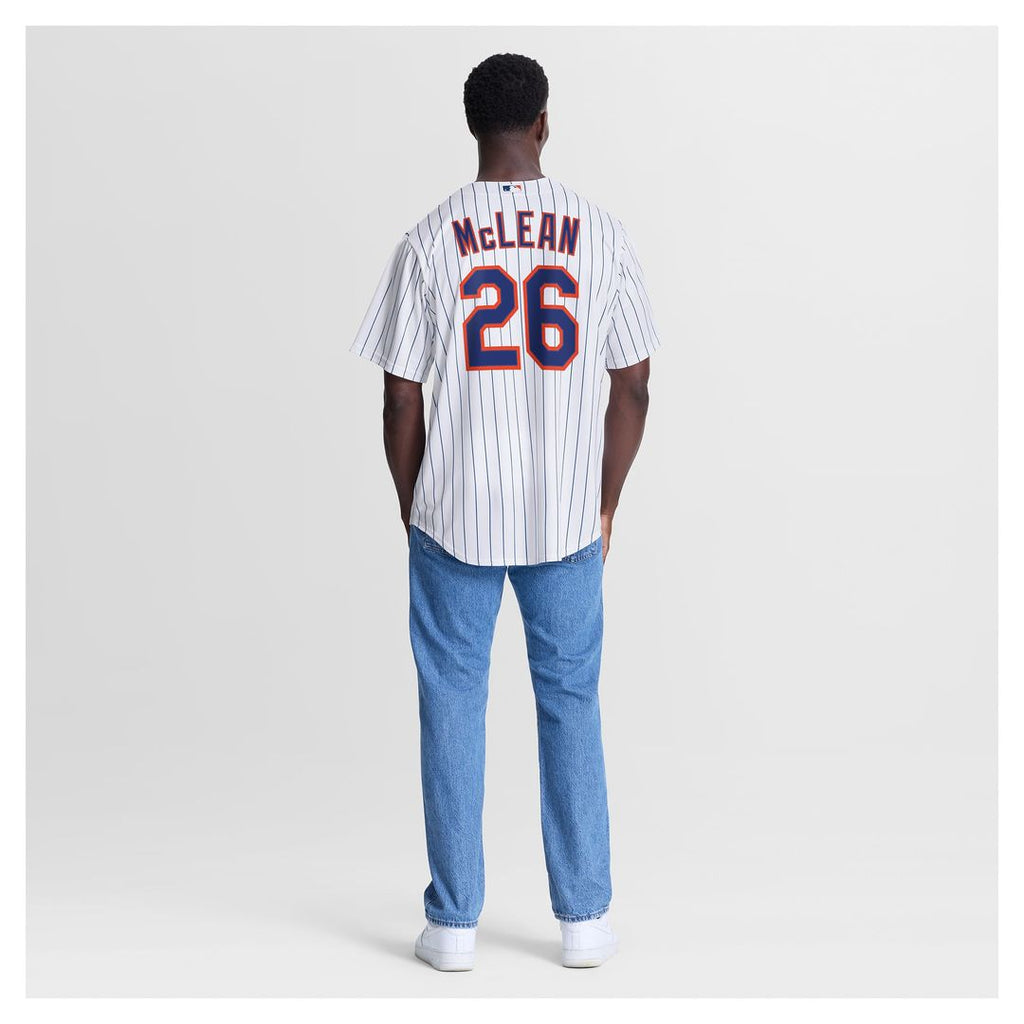 New York Mets Nolan McLean Nike White Home Replica Jersey product image 5, provided for visual reference and product detail
