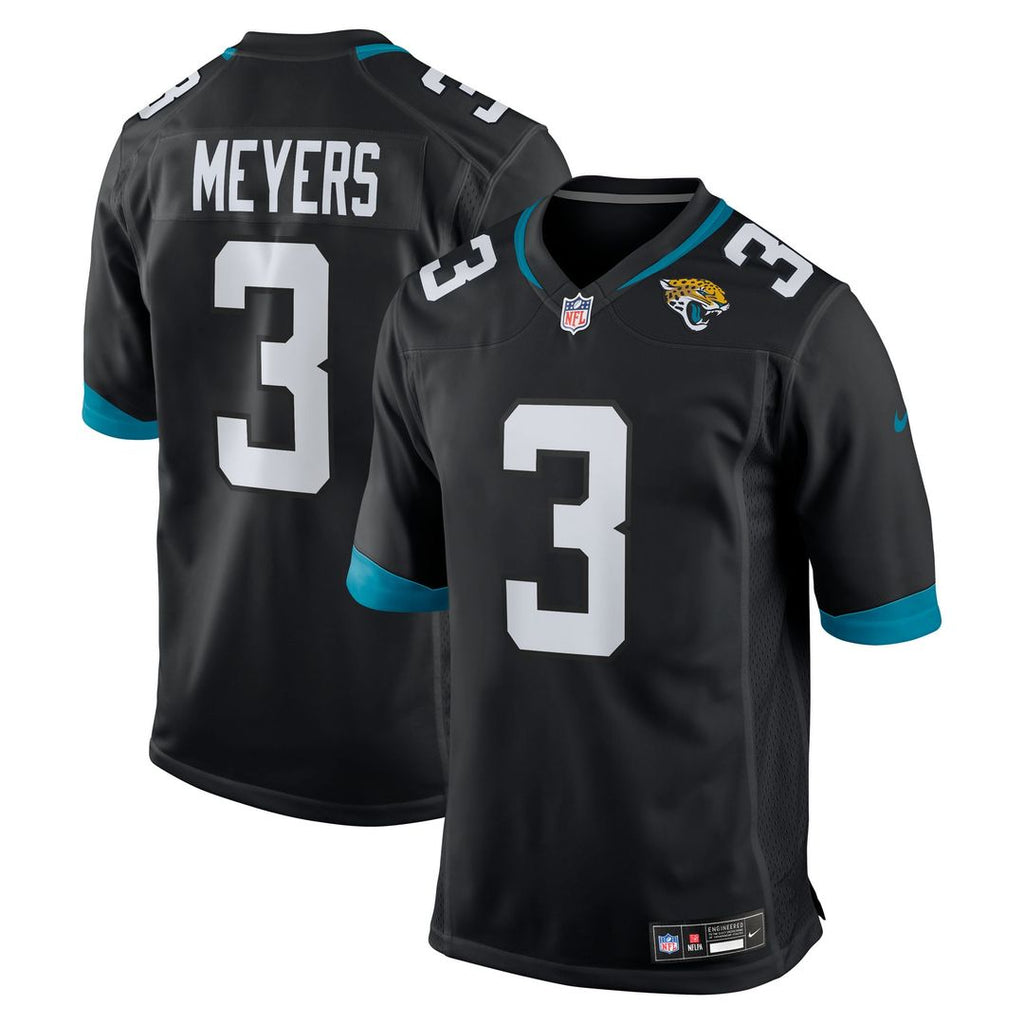 Jacksonville Jaguars Jakobi Meyers Nike Teal Team Game Jersey product image 11, provided for visual reference and product