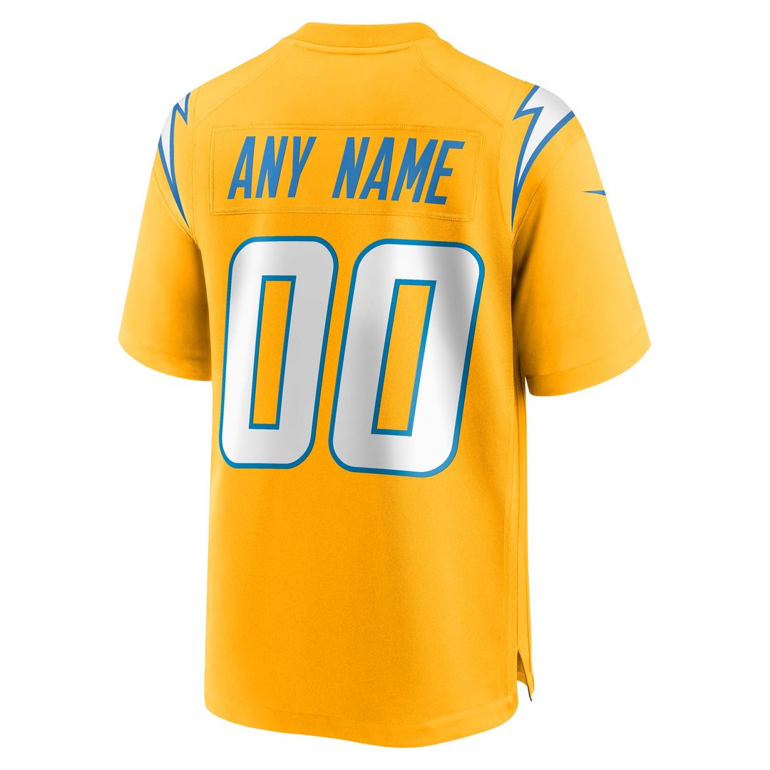 Los Angeles Chargers Nike Powder Blue Custom Game Jersey product image 22, provided for visual reference and product detail