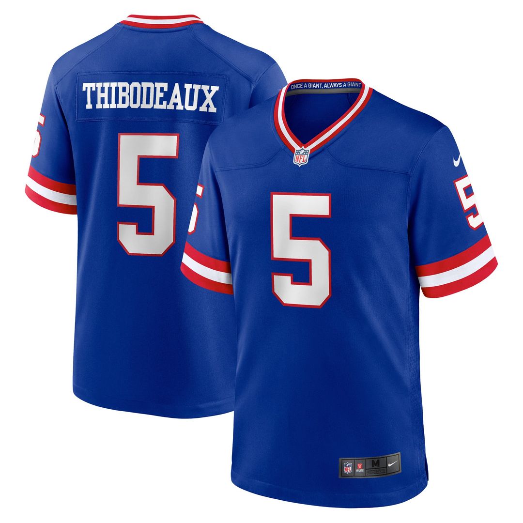 New York Giants Kayvon Thibodeaux Nike Royal Classic Player Game Jersey product image 1, provided for visual reference and