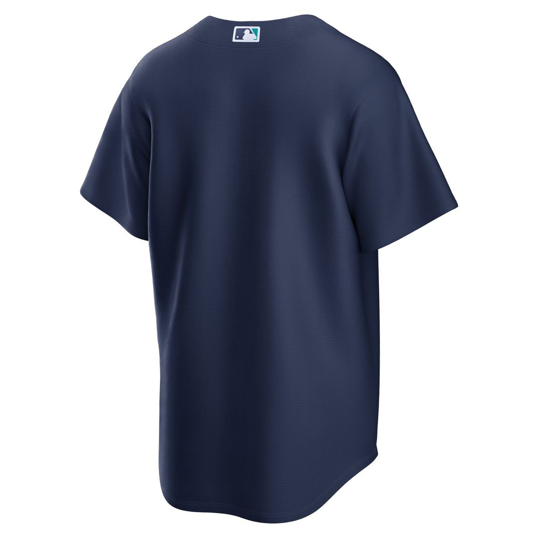 Seattle Mariners Nike Navy Road Replica Jersey product image 3, provided for visual reference and product detail review