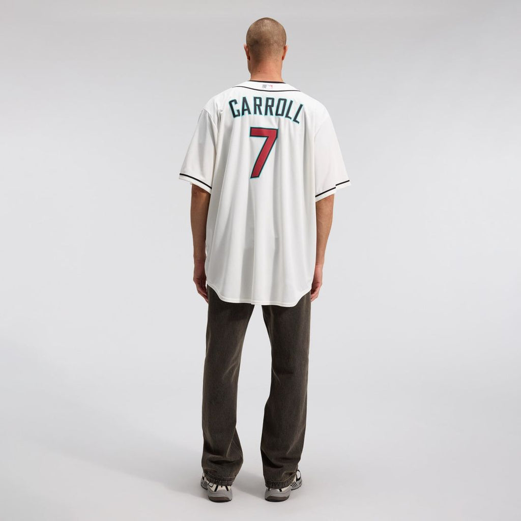 Arizona Diamondbacks Corbin Carroll Nike Cream Home Replica Jersey product image 5, provided for visual reference and