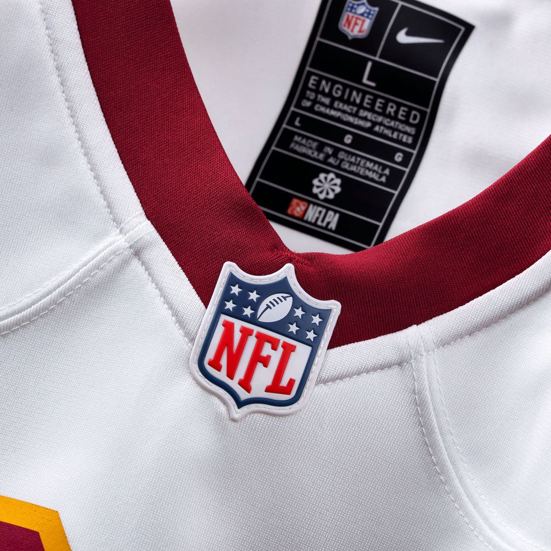 Washington Commanders Sonny Styles Nike White Game Super Bowl Era Jersey product image 4, provided for visual reference and