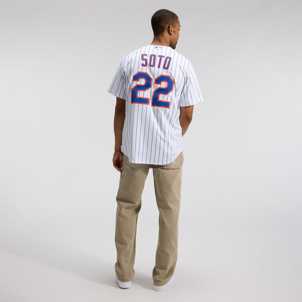 New York Mets Nike White Home Replica Player Jersey product image 5, provided for visual reference and product detail review