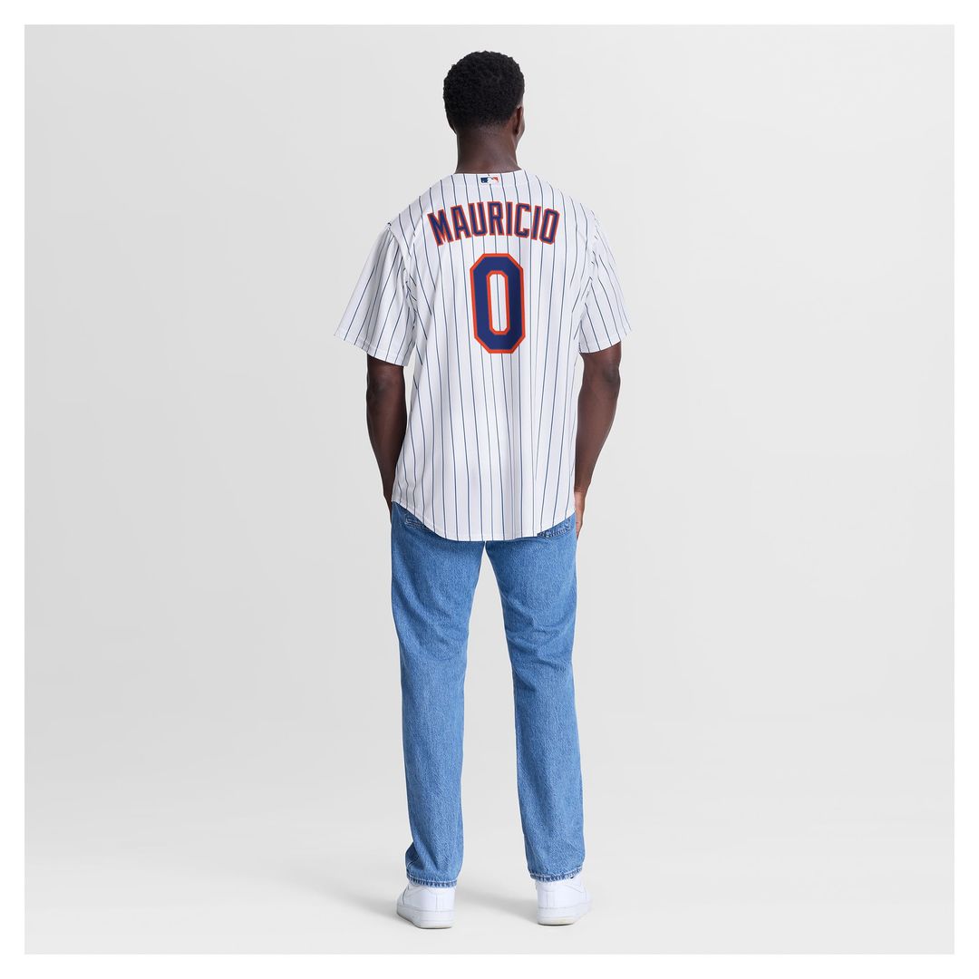 New York Mets Ronny Mauricio Nike White Home Replica Jersey product image 5, provided for visual reference and product