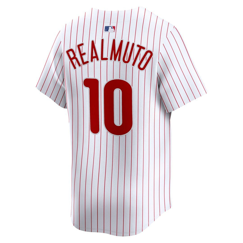 Philadelphia Phillies J.T. Realmuto Nike White Home Limited Player Jersey product image 3, provided for visual reference and