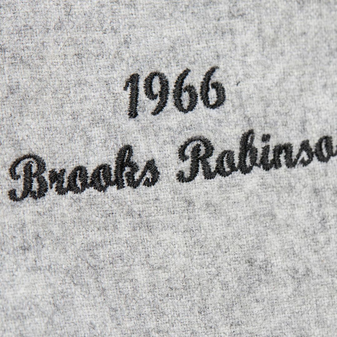 Baltimore Orioles Brooks Robinson Mitchell & Ness Gray Cooperstown Collection 1966 Authentic Jersey product image 4,