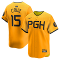 Pittsburgh Pirates Oneil Cruz Nike Gold City Connect Limited Jersey product image 1, provided for visual reference and