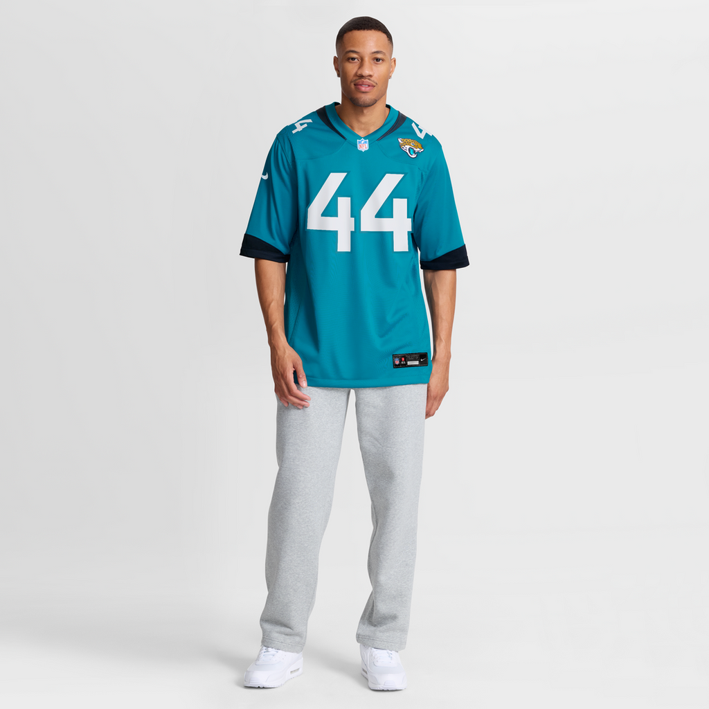 Jacksonville Jaguars Travon Walker Nike Black Player Game Jersey product image 19, provided for visual reference and product