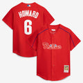 Philadelphia Phillies Ryan Howard Mitchell & Ness Red Cooperstown Collection Batting Practice Jersey product image 1,