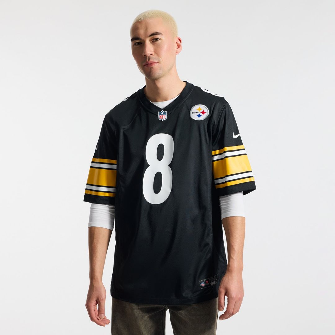 Pittsburgh Steelers Aaron Rodgers Nike White Game Jersey product image 8, provided for visual reference and product detail