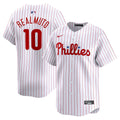 Philadelphia Phillies J.T. Realmuto Nike White Home Limited Player Jersey product image 1, provided for visual reference and