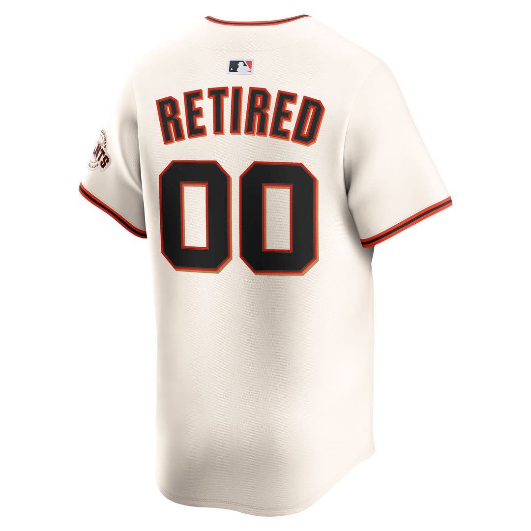 San Francisco Giants Nike Cream Home Limited Pick-A-Player Retired Roster Jersey product image 3, provided for visual