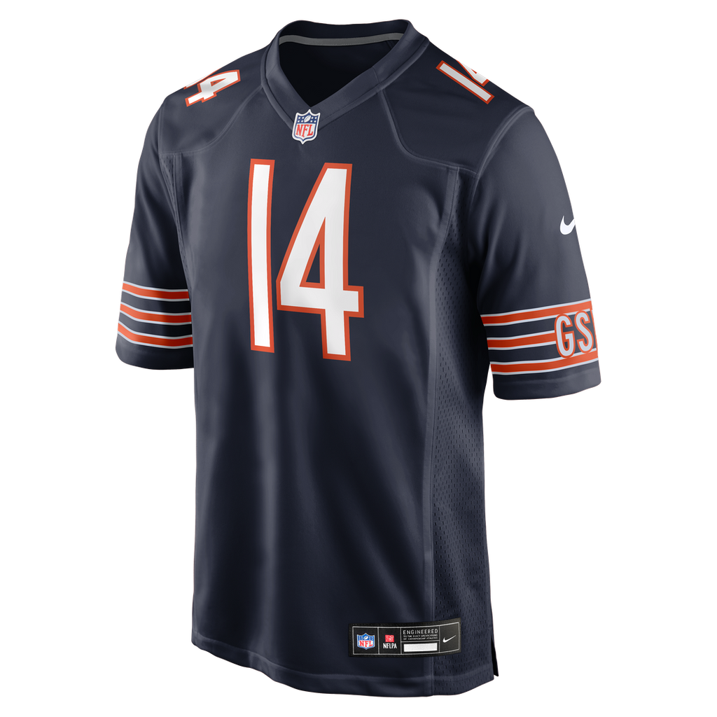 Chicago Bears Kalif Raymond Nike Navy Team Game Jersey product image 2, provided for visual reference and product detail