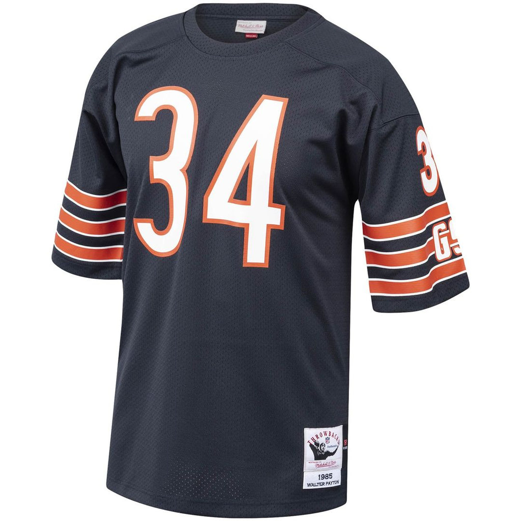 Chicago Bears 1985 Walter Payton Mitchell & Ness Navy Authentic Throwback Retired Player Jersey product image 2, provided