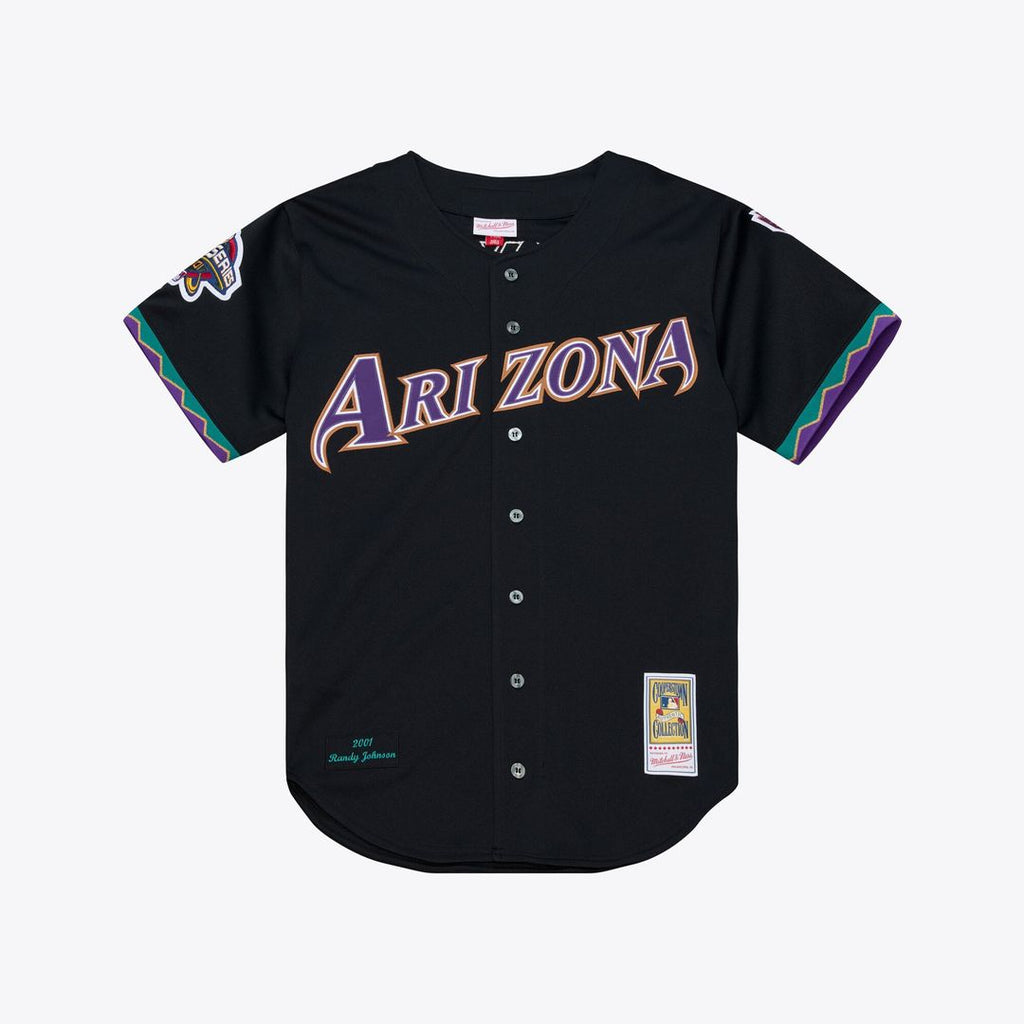 Arizona Diamondbacks Randy Johnson Mitchell & Ness Purple 2000 Throwback Authentic Jersey product image 21, provided for