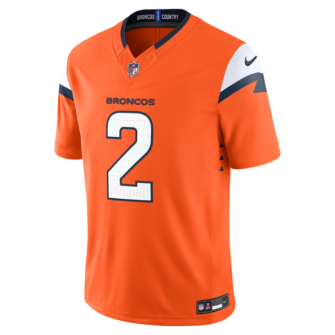 Denver Broncos Pat Surtain II Nike Navy Alternate Vapor F.U.S.E. Stitched Limited Jersey product image 12, provided for